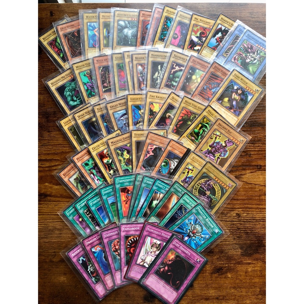 Vintage Yugioh 60 Card Lot (PSV, LOB, SDY, MRD, SDK)